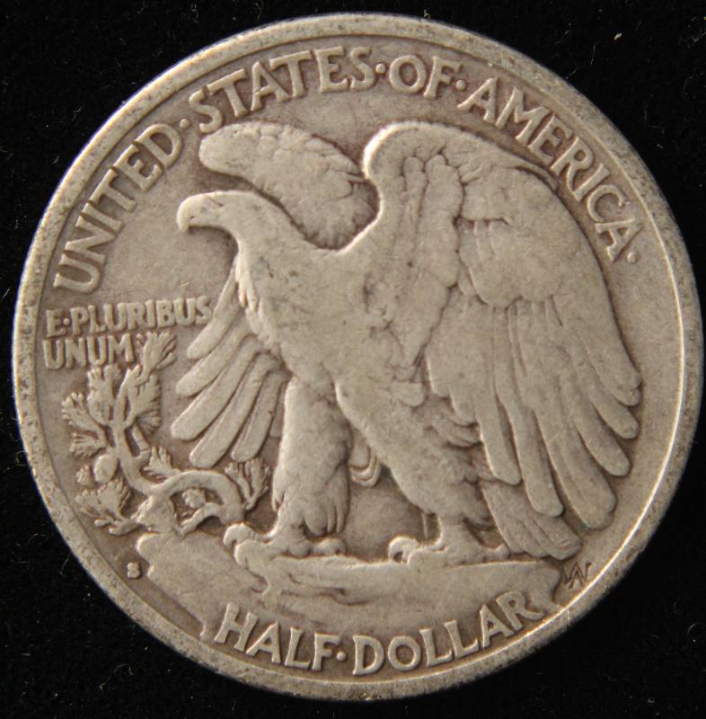 1933-S WALKING LIBERTY SILVER HALF DOLLAR