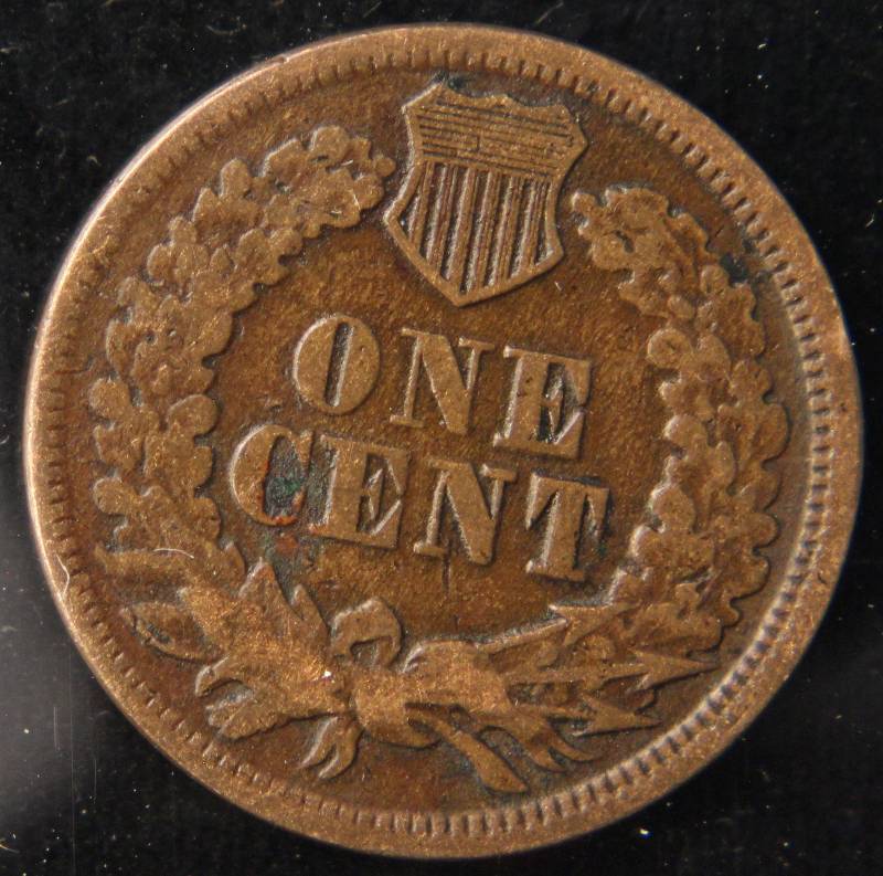 1864 BRONZE INDIAN HEAD CENT FINE DETAILS