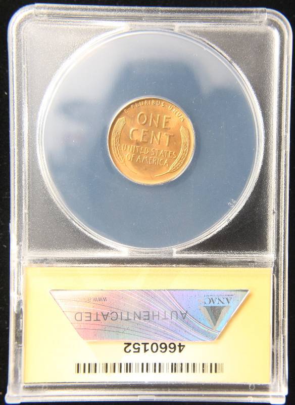 1941 US WHEAT CENT MS64 RED ANACS