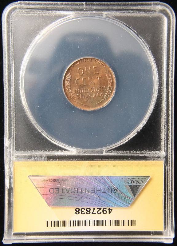 1941-D US WHEAT CENT MS64 BRN ANACS
