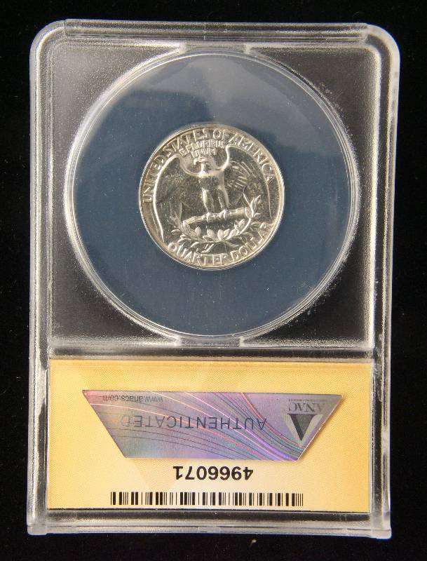 1957 PROOF WASHINGTON SILVER QUARTER PF67 ANACS