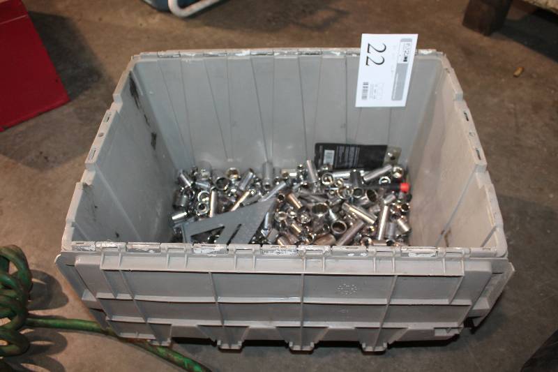 lot 22 image: Bin Lot of Misc Sockets