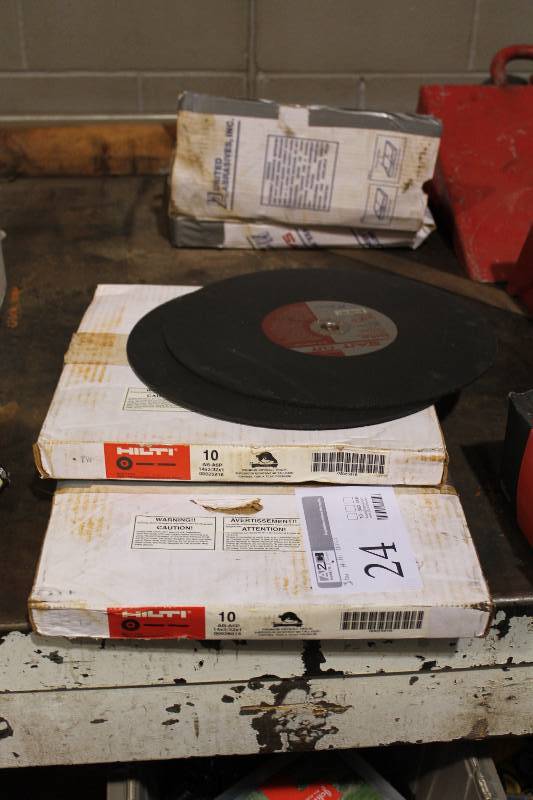 lot 24 image: Lot of (3) Boxes of Hilti Cutting Discs