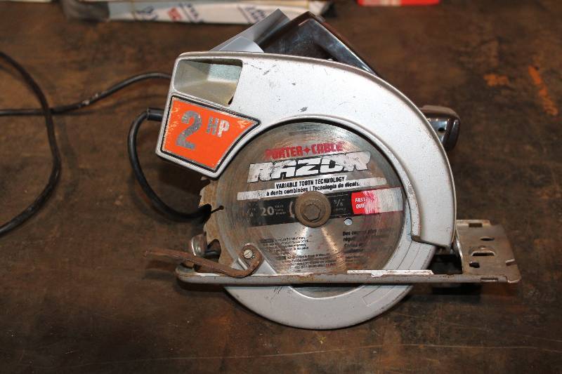 lot 58 image: Montgomery Ward PowrKraft 7.25in. Circular Saw