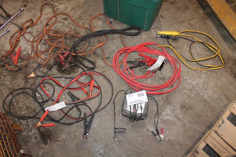 lot 98 image: Lot of (4) Jumper Cables