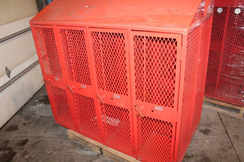 lot 102 image: Metal Commercial Storage Cabinet