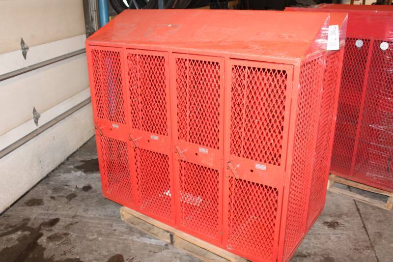 lot 103 image: Metal Commercial Storage Cabinet