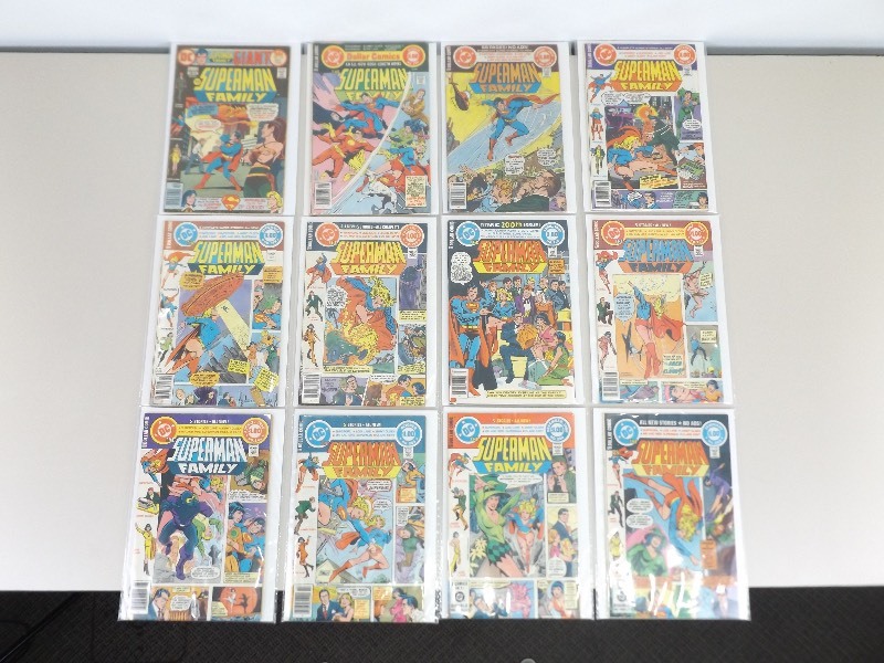 12 Vintage DC Superman Family Comics