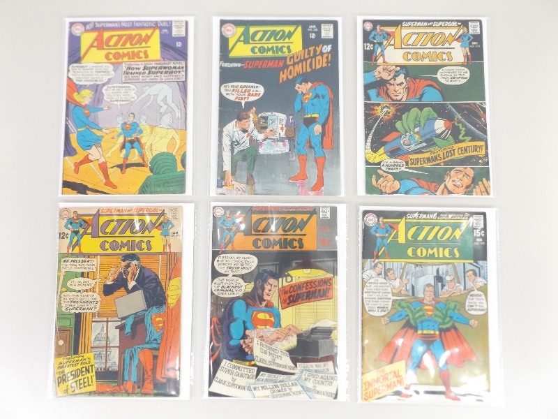 6 Silver Age DC Action Comics