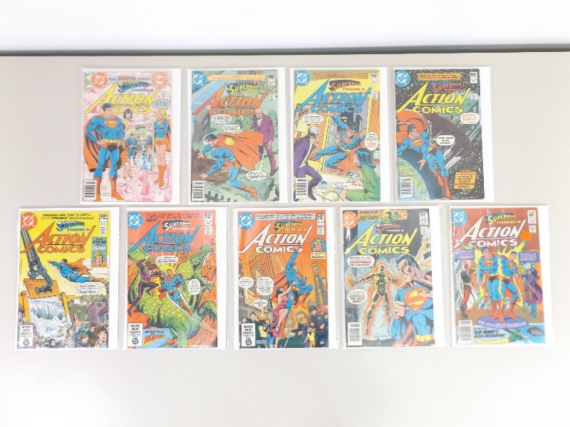 9 Vintage DC Action Comics