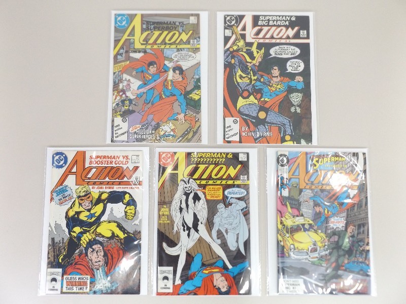 5 Vintage DC Action Comics