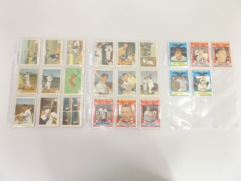 23 Fleer&nbsp1959&nbspBaseballs Greatest Ted Williams and Bazooka Cards