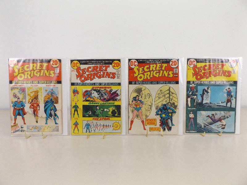 4 Silver Age DC Secret Origins Comics