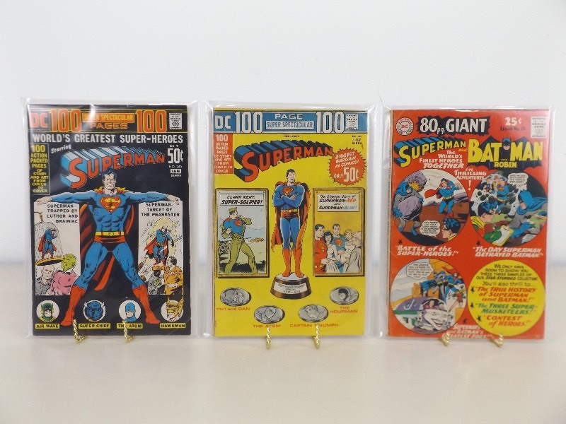 3 Silver Age DC Superman Giant Issues