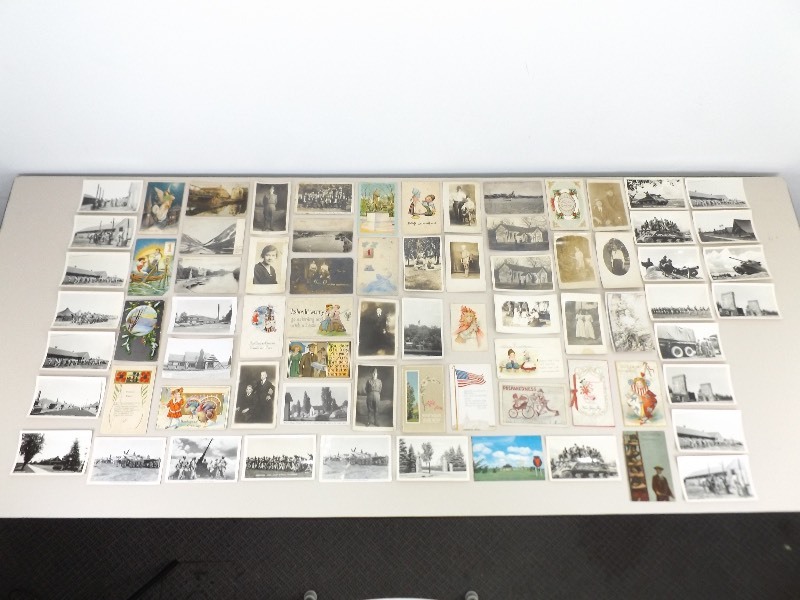 Lot of Vintage Military, Holiday, etc. Real Photo etc. Postcards