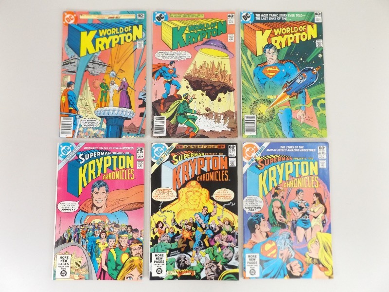 6 DC Superman Mini Series Comic Books