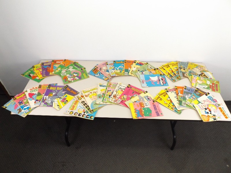 48 Vintage Whitman, Gold Key, Harvey, etc. Comic Books