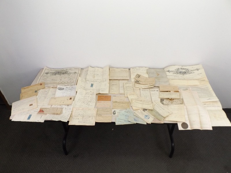Lot of 1800s etc. Antique Documents with US Stamps etc.