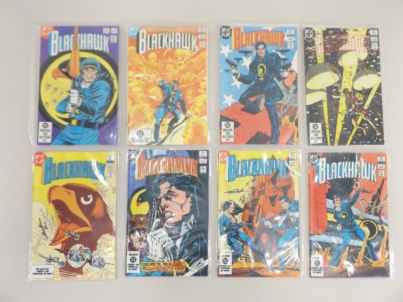 8 Vintage DC Blackhawk Comics