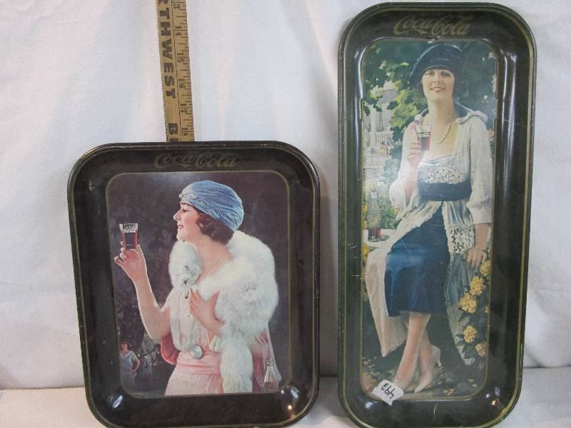 lot 43 image: Coca Cola Metal Trays