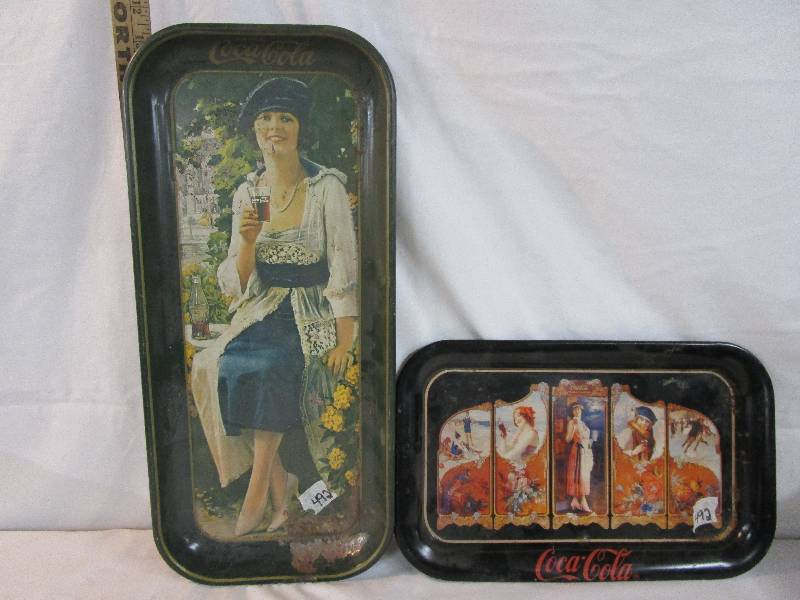 lot 44 image: Coca Cola Metal Trays