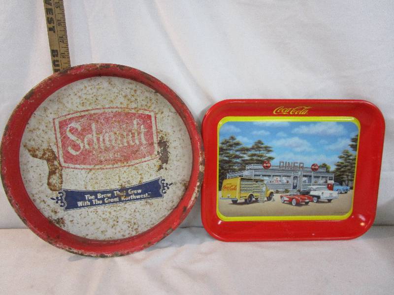 lot 45 image: Coca Cola Metal Trays