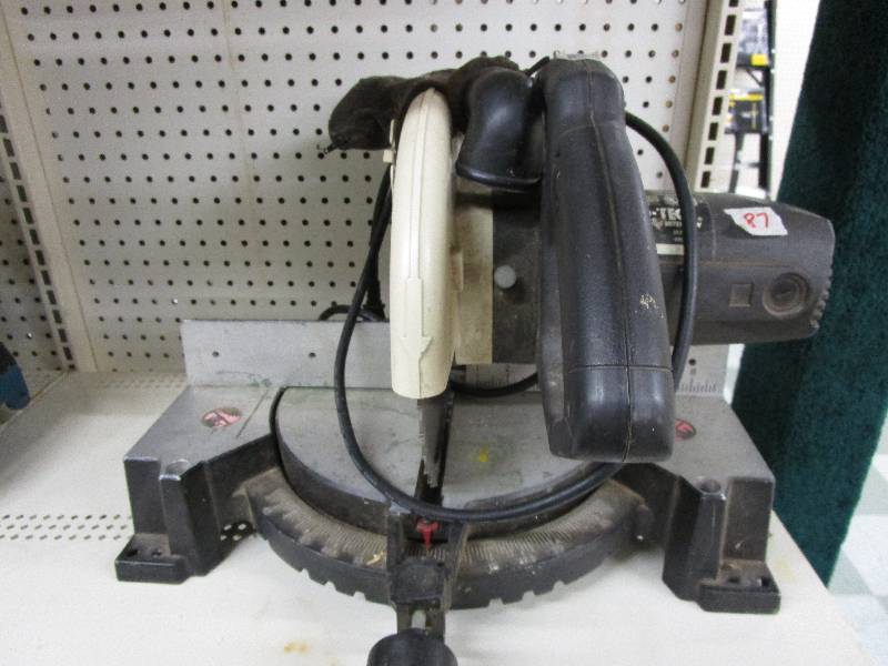 lot 87 image: Pro-Tech 10 Miter Saw