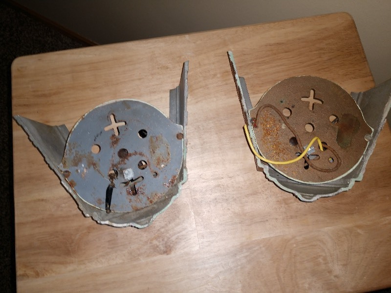Art Deco Slip Shade Wall Sconces (Missing Slip Shade)