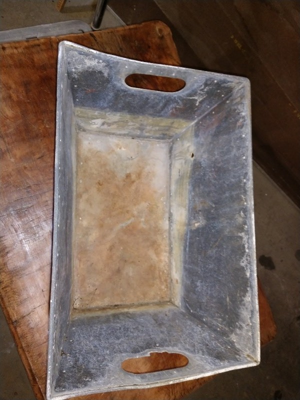 Very Unique Aluminum Industrial Bin&nbsp