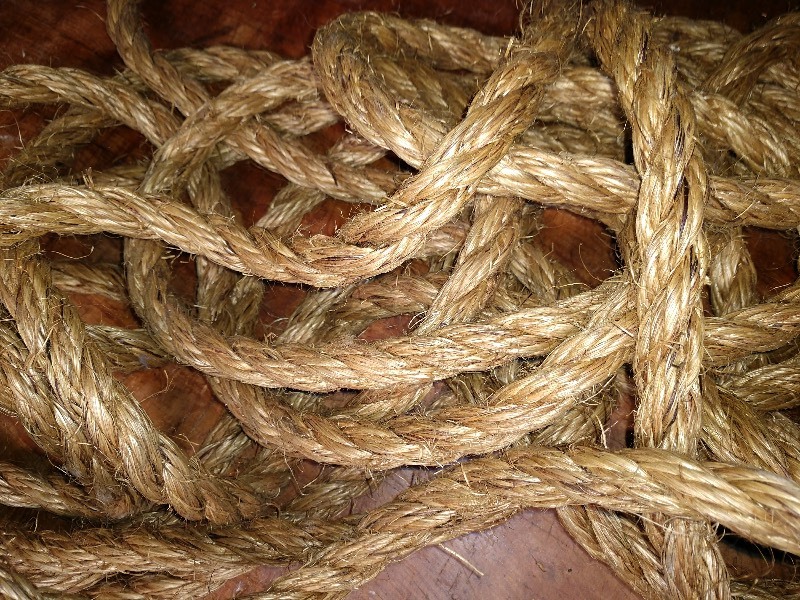 Antique Barn Rope and Chicken Wire
