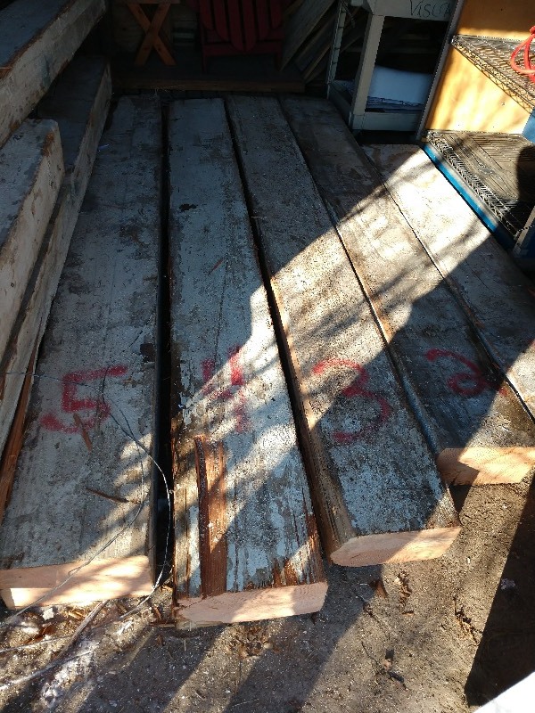 Reclaimed Red Western Cedar Beams (5)