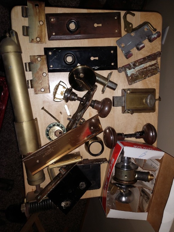 Antique Door Knobs, Hinges and Locks
