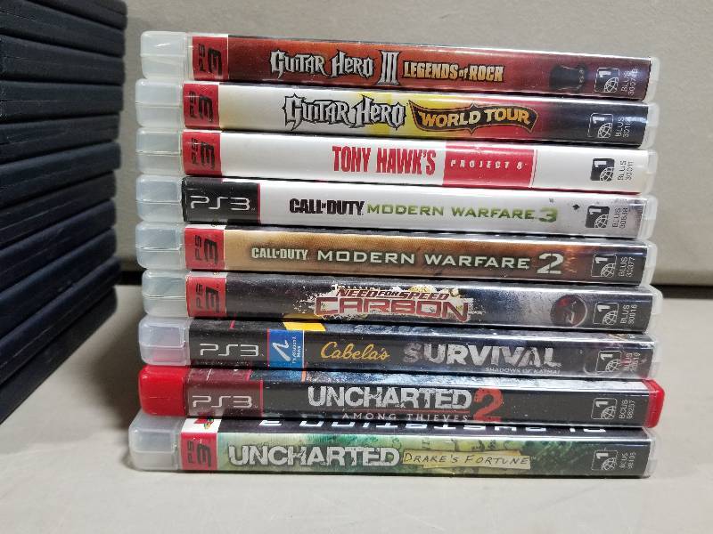 lot 17 image: Playstation 1, 2 & 3 games - Used