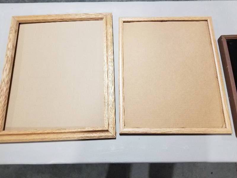 lot 36 image: Picture frames(2) 16x20 and a Waterfall Picture 17x17