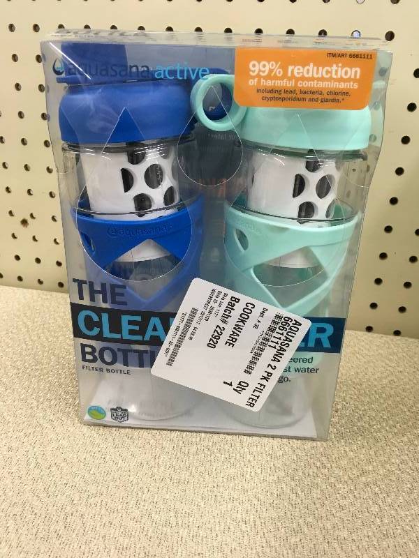 AQUASAUNA CLEAN WATER FILTER BOTTLES