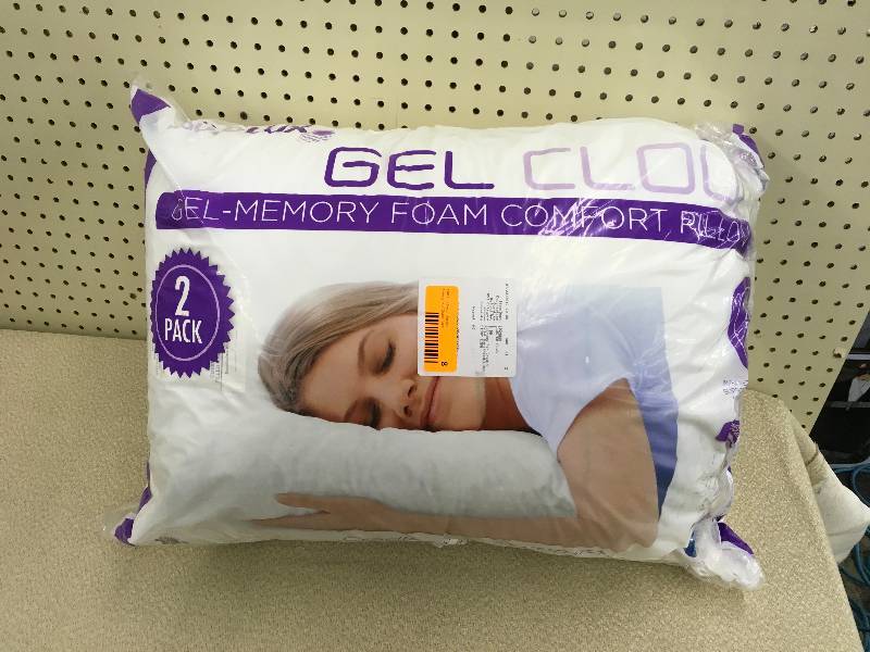 GEL MEMORY CLOUD FOAM -2 PACK PILLOWS