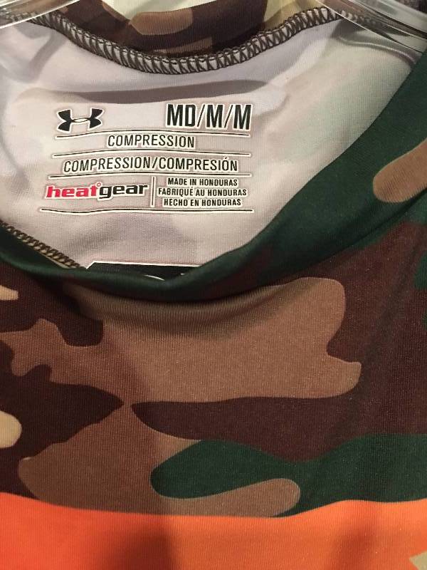 Under armour camo superman tee