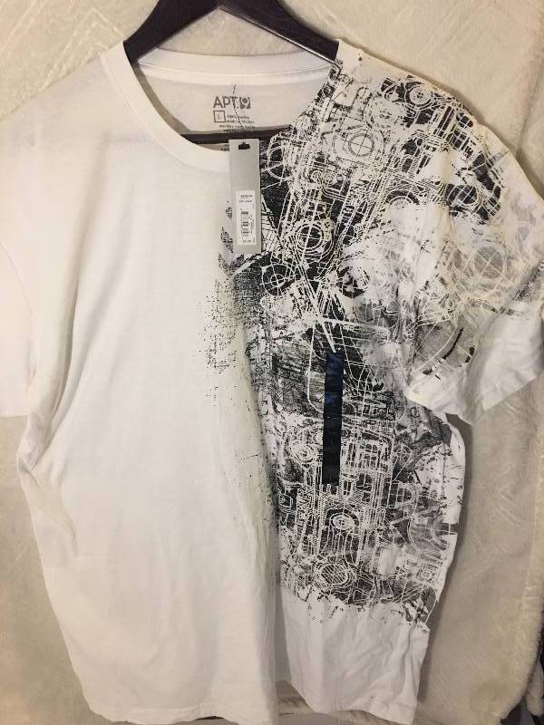 Apt 9 White Tee Large