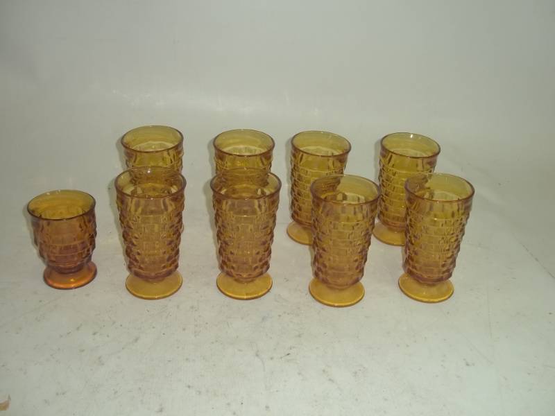 9 Brown Glasses