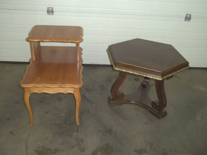 Pair of end tables