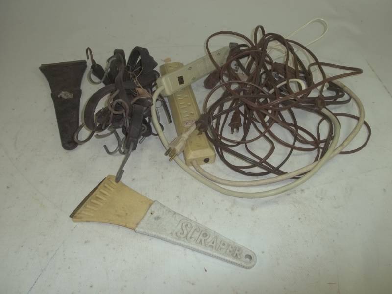 Extension cords, power strips and bungees