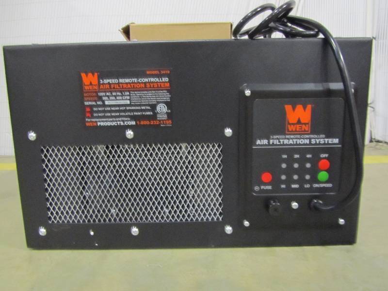 lot 18 image: WEN 3-Speed Remote-Controlled Air Filtration System