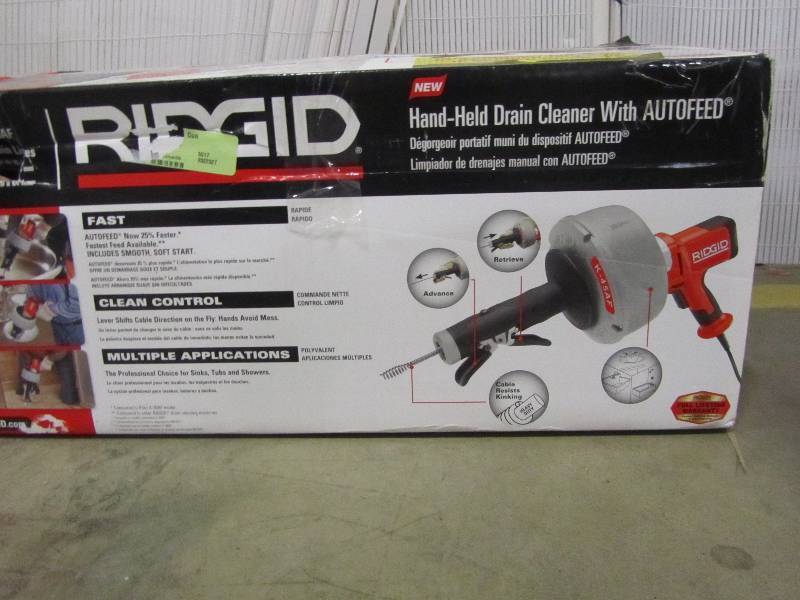 lot 21 image: RIDGID K45 Auto-Feed Drain Gun