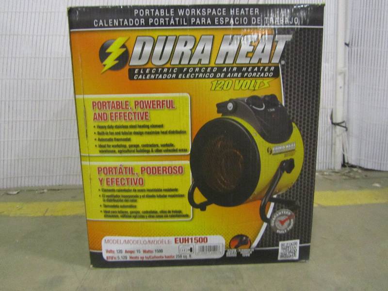 lot 24 image: DuraHeat 1,500-Watt 120-Volt Electric Forced Air Heater