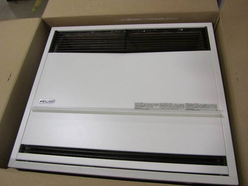 lot 27 image: WIlliams Direct-Vent - 30,000 BTU - Gas-Fired Furnace - NG - 66% AFUE - Single-Stage - Wall Mounted - Up To 2,000 Ft Altitude