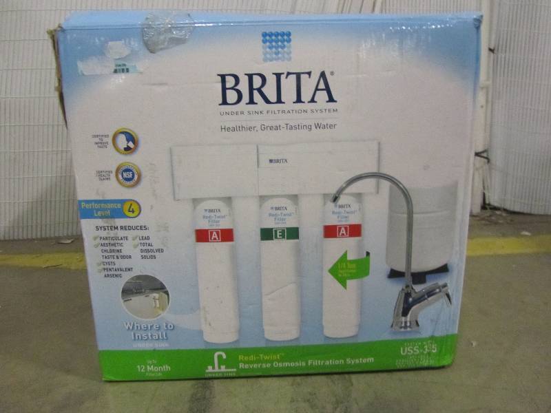lot 33 image: Brita Redi-Twist 3-Stage Reverse Osmosis Drinking Water Filtration System