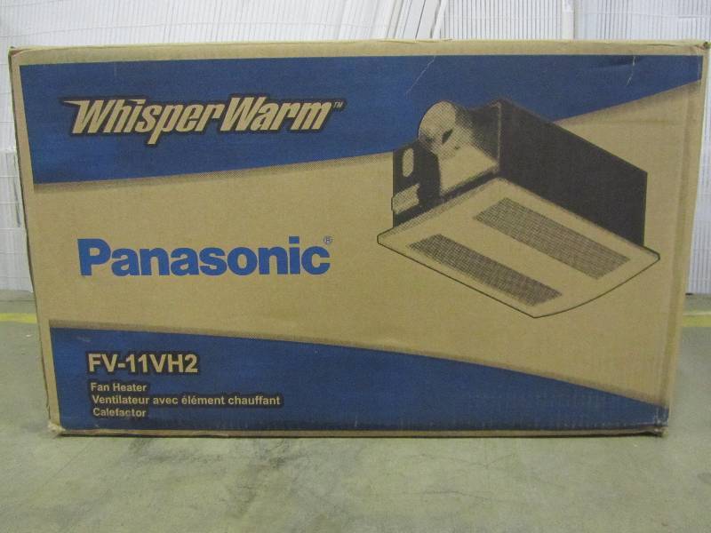lot 54 image: Panasonic WhisperWarm 110 CFM Ceiling Exhaust Bath Fan with Heater
