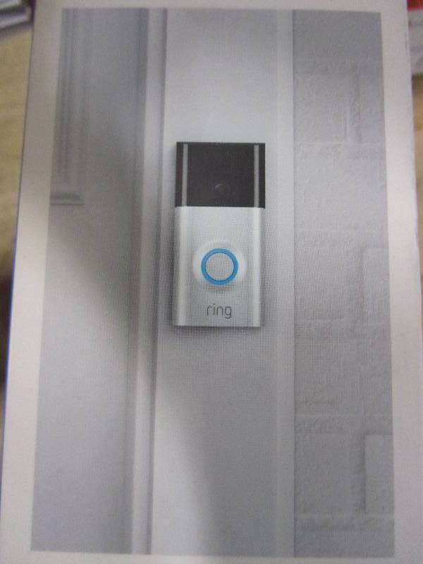 lot 74 image: Ring Wireless Video Doorbell 2