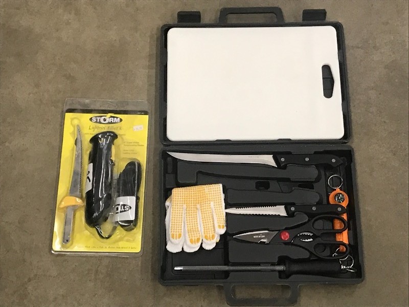 lot 25 image: Portable Fish Fillet Set with Storm...