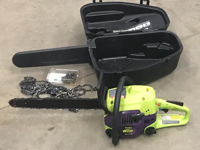 lot 52 image: Poulan 1840cc Chainsaw With Case,...